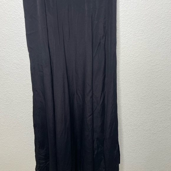 Reformation dress maxi NWT square shoulder sz 0 black - Picture 4 of 9